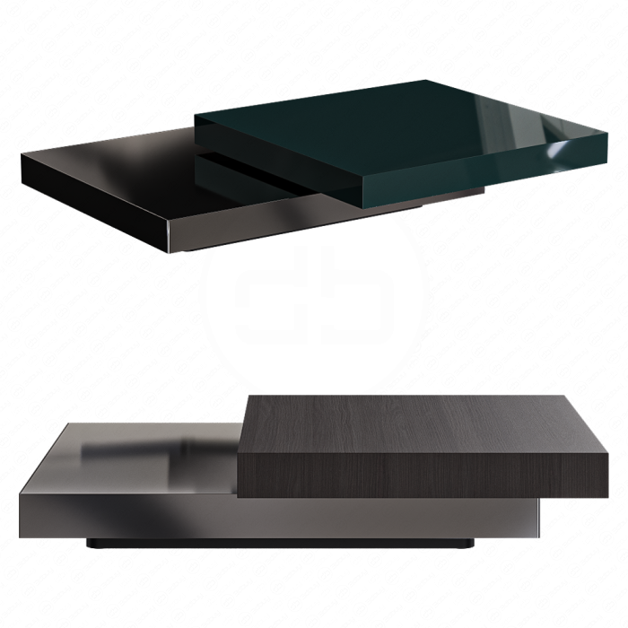 Журнальный стол Solid Steel от Минотти №1