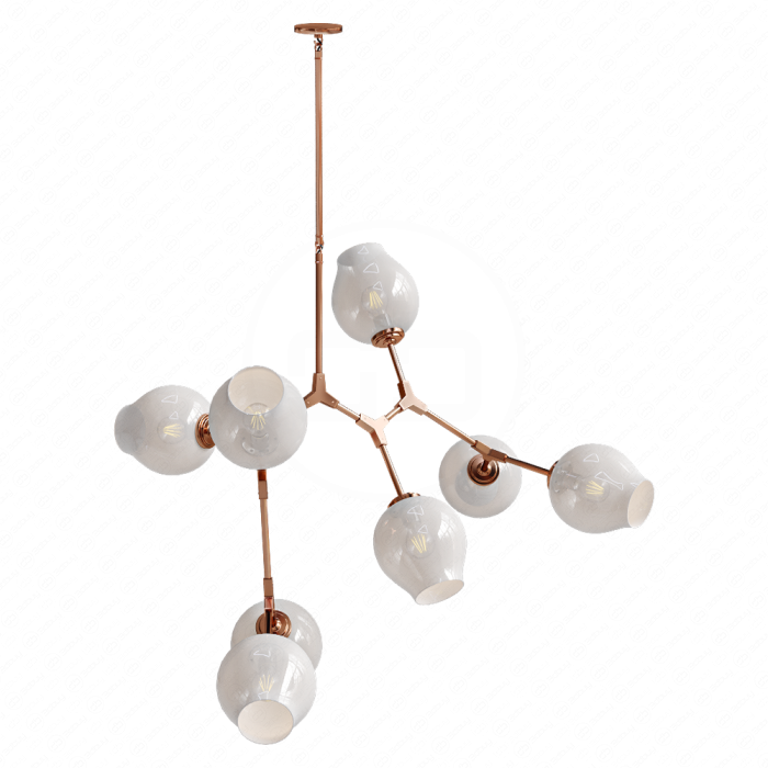 Люстра Branching Bubble Chandelier Milk