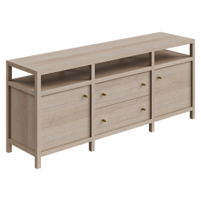 Keane Natural Console by Crate and Barrel