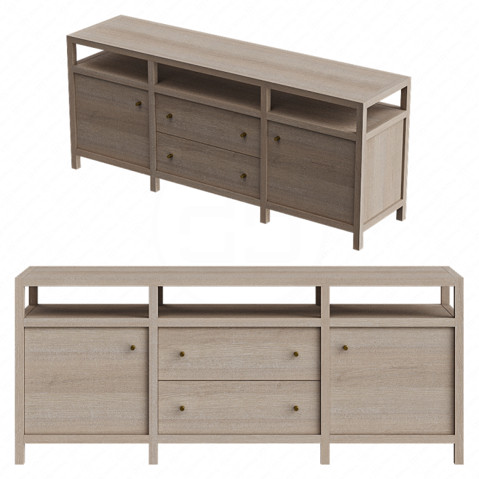 Консоль Keane Natural от Crate and Barrel