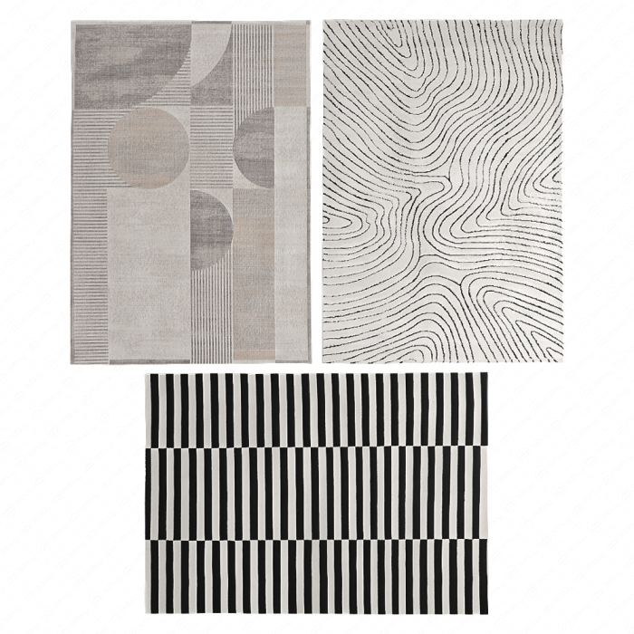 Ковры 3 шт Modern Collection