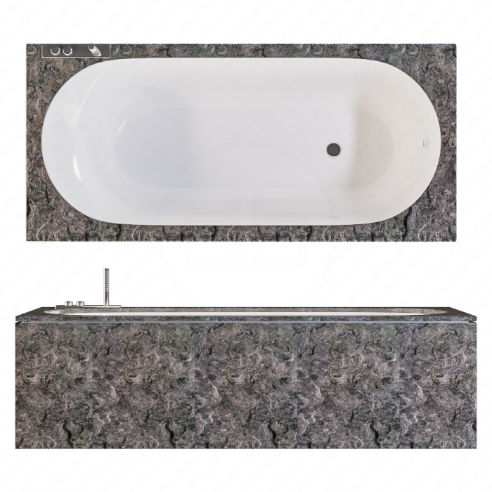 Ванна в мраморе Cetus от Villeroy & Boch