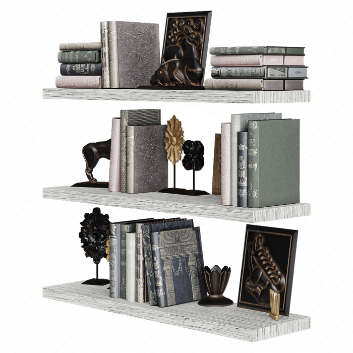 Декоративный набор с картинами животных и книгами