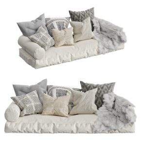 Декоративный мягкий уголок на подоконник 3