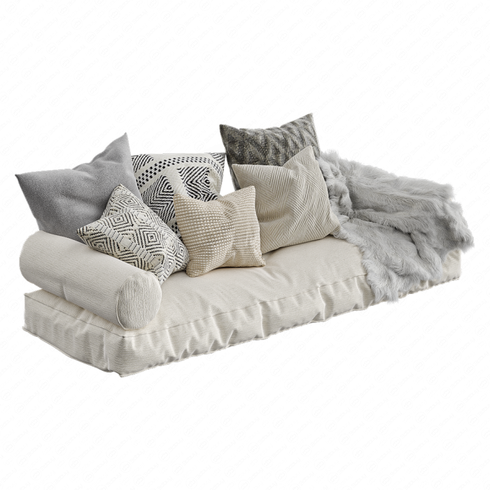 Декоративный мягкий уголок на подоконник 3 Декоративный мягкий уголок на подоконник 3