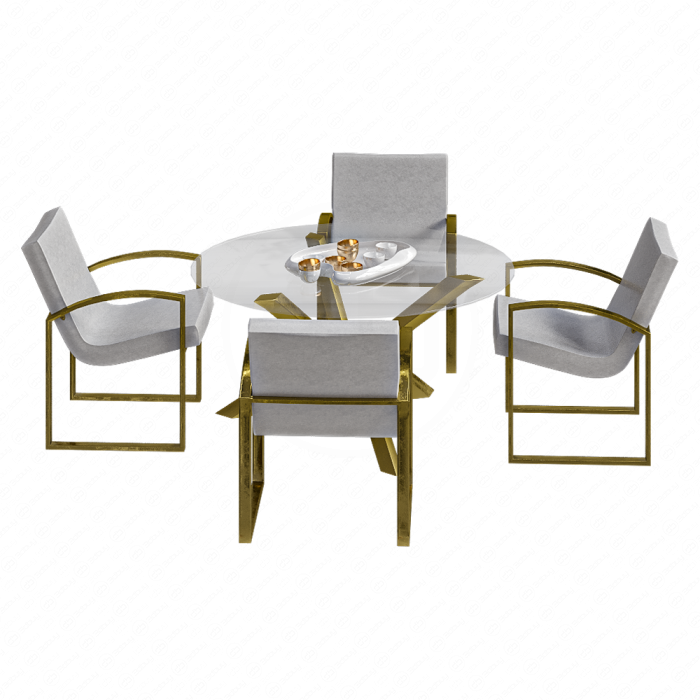 Стол со стульями от High Fashion Home