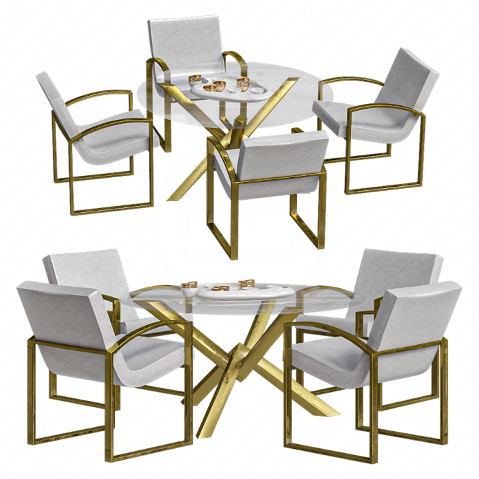 Стол со стульями от High Fashion Home