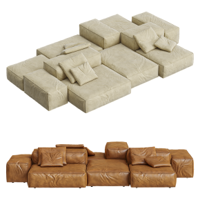 Диван угловой Extrasoft от Living Divani модульный