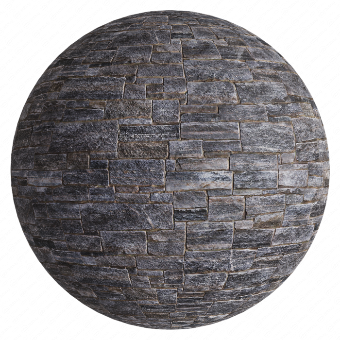 Стена натурального камня