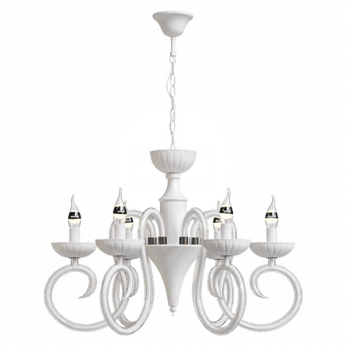 Люстра белая стеклянняа от ODEON LIGHT