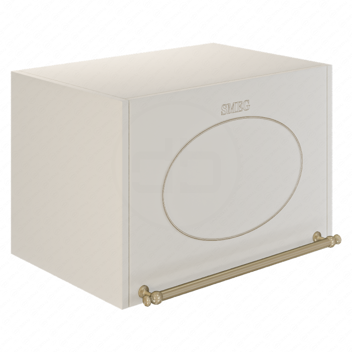 Микроволновая печь от SMEG в кремовом цвете