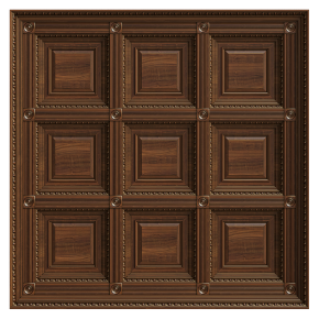 classic wooden coffered ceiling