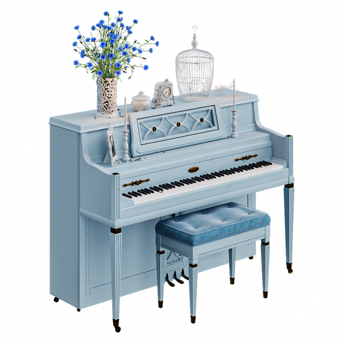 Пианино Wurlitzer в стиле прованс
