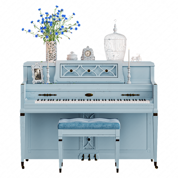 Пианино Wurlitzer в стиле прованс