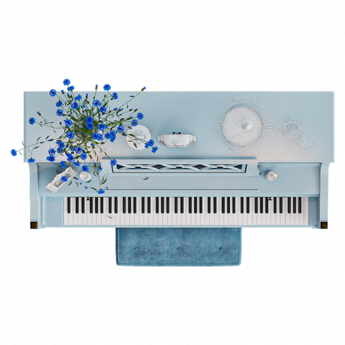 Пианино Wurlitzer в стиле прованс