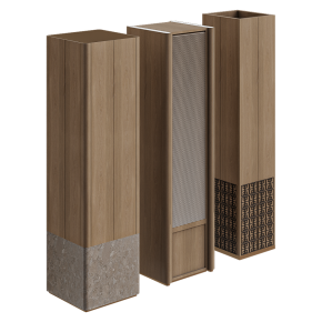 Декоративные колонны из дерева