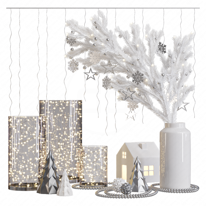 Ветки еловые белые Ветки еловые белые