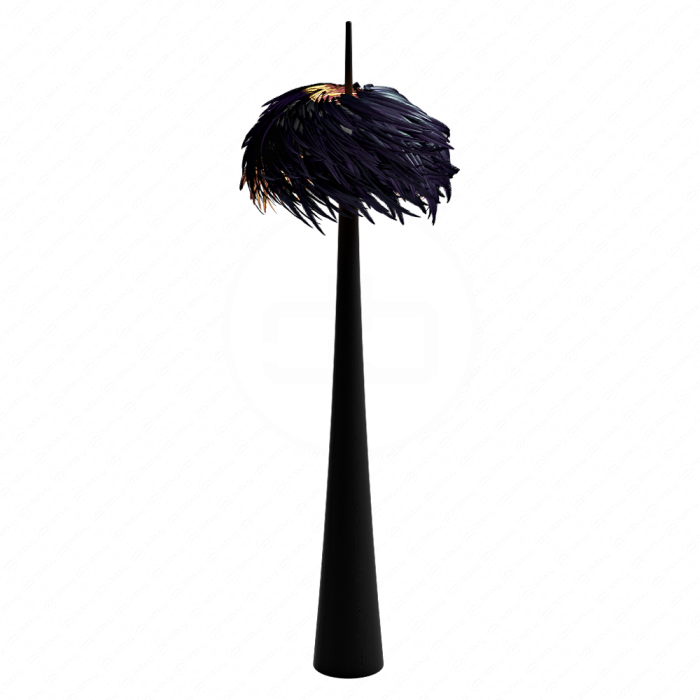 Торшер с перьями Plumage