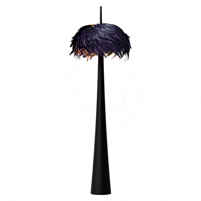 Торшер с перьями Plumage