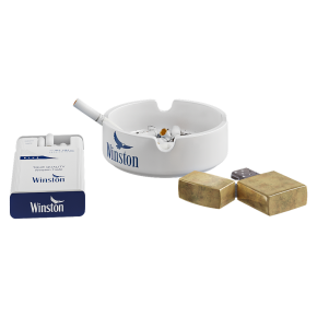 Cigarettes with an ashtray