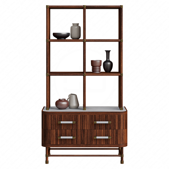 Стеллаж Deluxe с ящиками