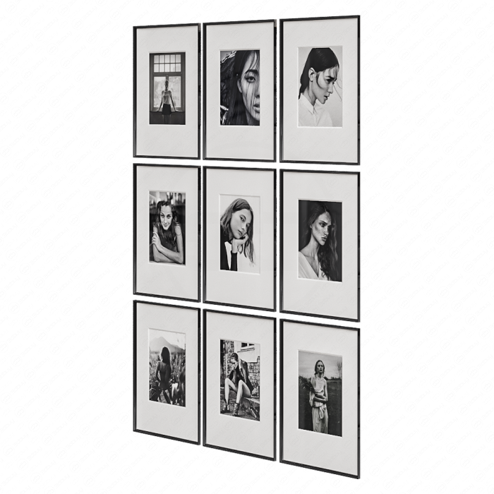 Коллекция черно-белых интерьерных фотографий