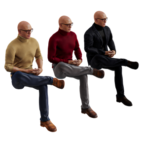 The guy sits Richard
