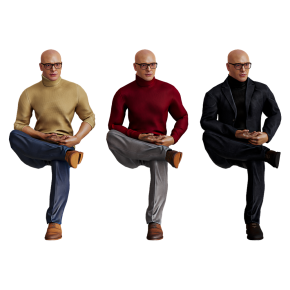 The guy sits Richard
