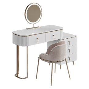 Dressing table with a cabinet.