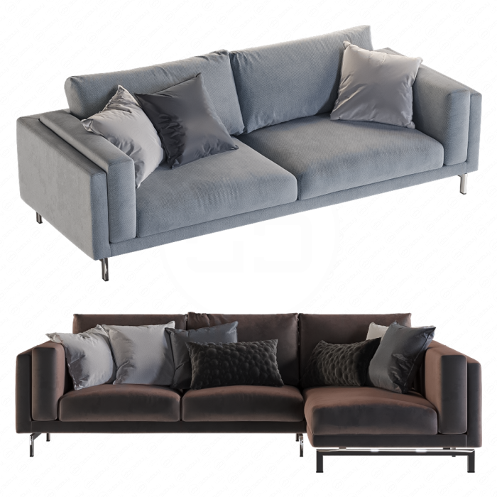 Диваны и пуфик NOCKEBY от IKEA
