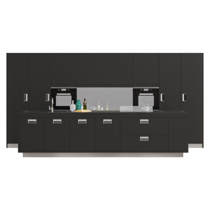 Кухня Arclinea черная кухня