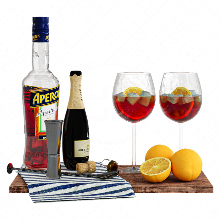 Декоративный набор с напитком Aperol