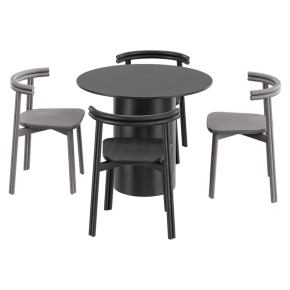 Dial dining table and a DesignByThem chair