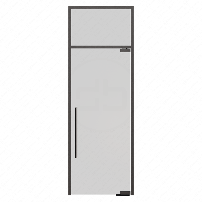 Стеклянная входная дверь №1