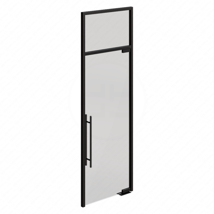 Стеклянная входная дверь №1