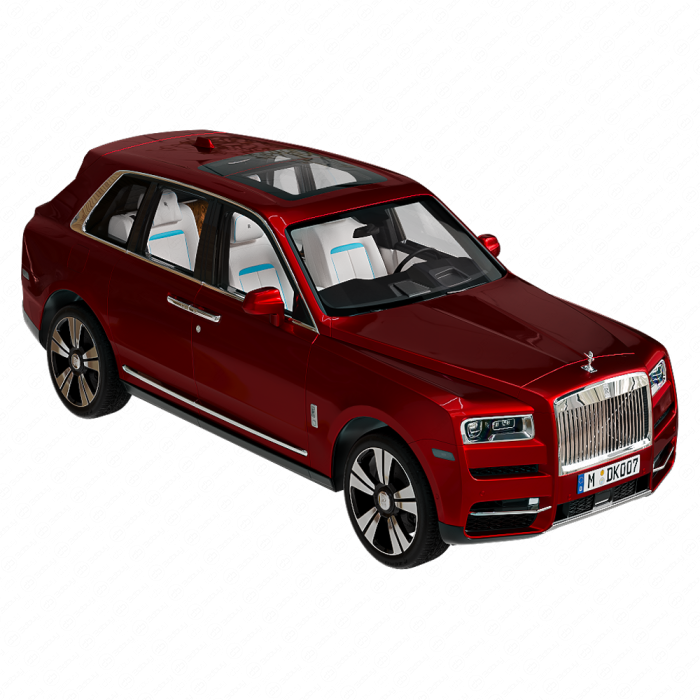 Автомобиль Rolls Royce Cullinan красный