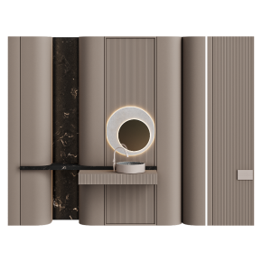 Beige Marble bathroom furniture