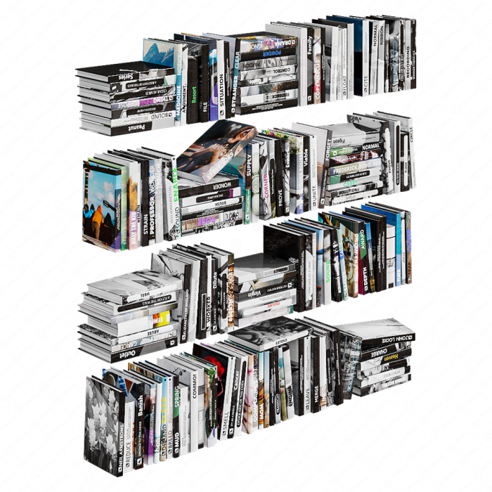 Книги для полок 150 штук