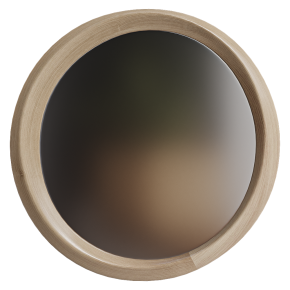 Зеркало в деревянной раме