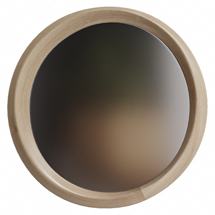 Зеркало в деревянной раме