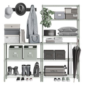 Прихожая от Ikea с декором