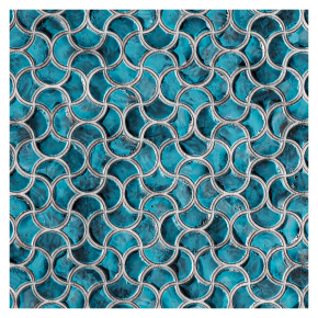 Бирюзовая плитка PBR Material-08
