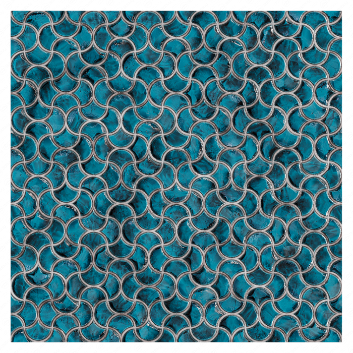 Бирюзовая плитка PBR Material-08