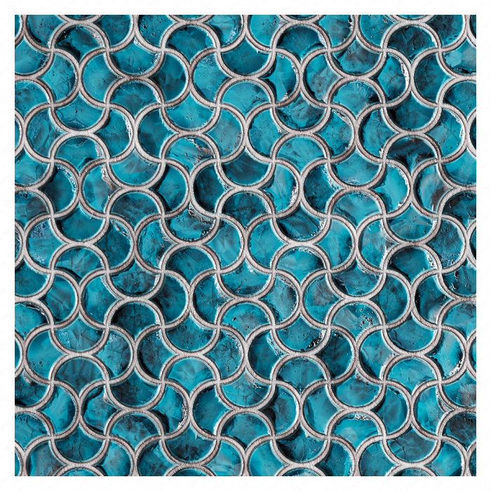 Бирюзовая плитка PBR Material-08