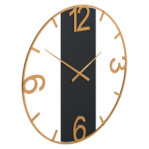 Metal wall clock