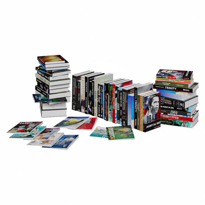 Набор книг и журналов