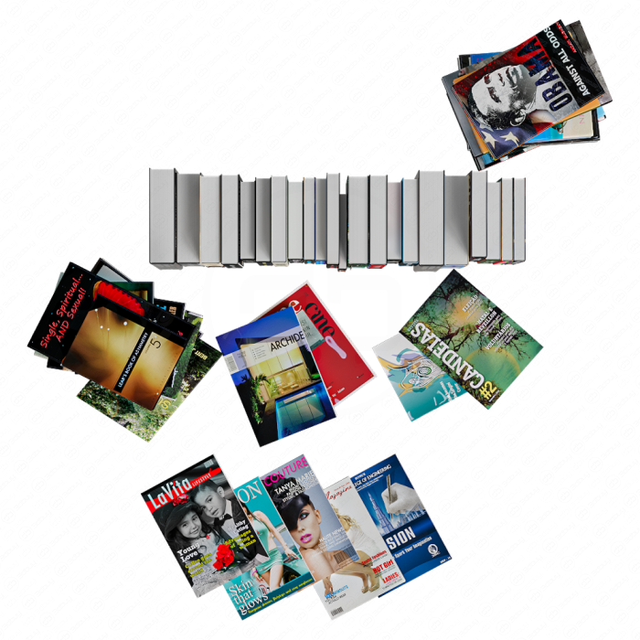 Набор книг и журналов