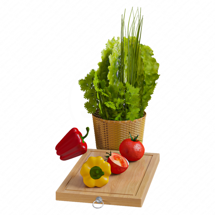 Овощи на доске