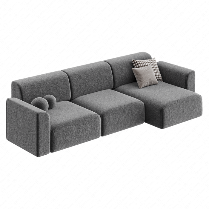 Диван угловой Байвин-2 Soft Grey