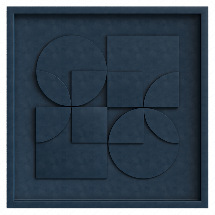 Темно-оранжевый геометрический рельеф